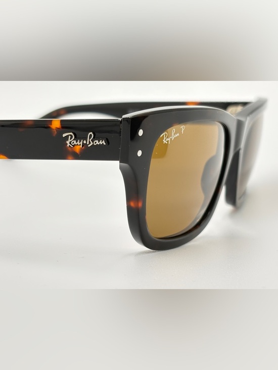 Ray-Ban Tortoiseshell Frame Sunglasses with Brown Polarized Lenses RB2283 992/57 - Picture 7 of 14